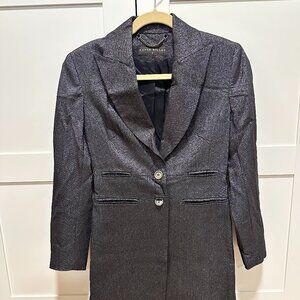 Karen Millen Long metallic Blazer
